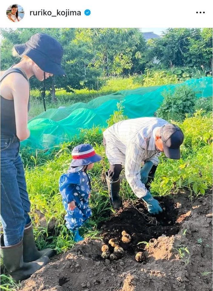 ９日付の小島瑠璃子のインスタグラム＠ｒｕｒｉｋｏ＿ｋｏｊｉｍａより