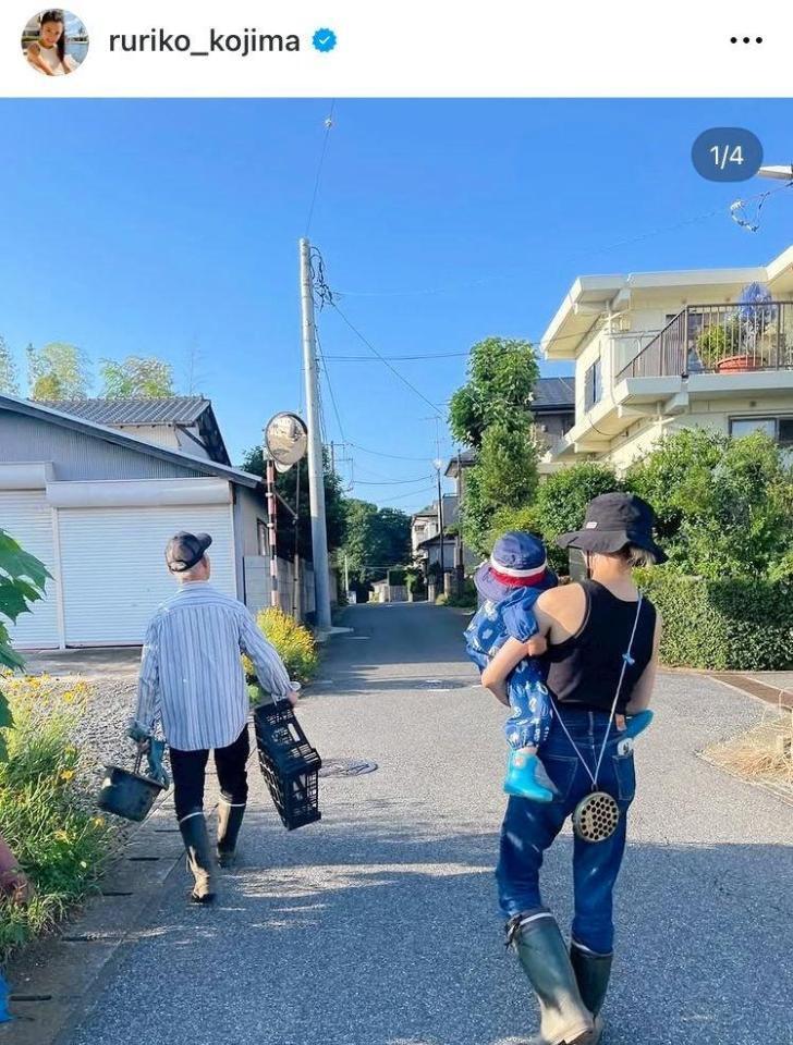 ９日付の小島瑠璃子のインスタグラム＠ｒｕｒｉｋｏ＿ｋｏｊｉｍａより
