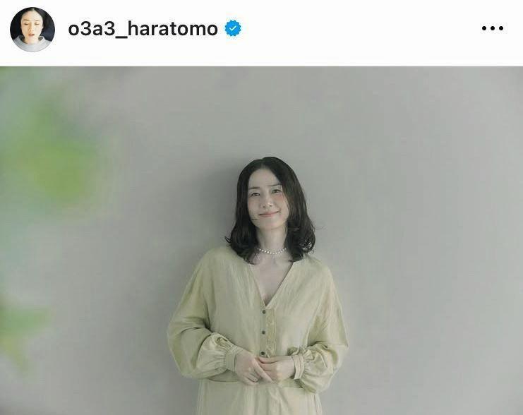 昨年１０月の原田知世のインスタグラム＠ｏ３ａ３＿ｈａｒａｔｏｍｏより
