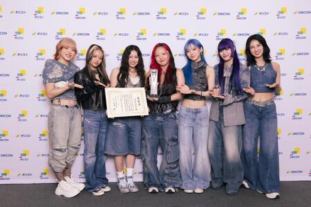 　１位獲得を喜ぶＨＡＮＡ