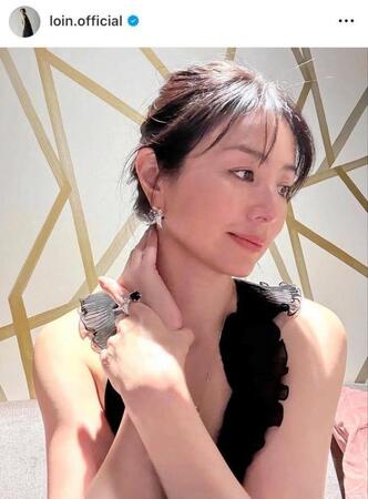 井川遥のインスタグラム＠ｌｏｉｎ．ｏｆｆｉｃｉａｌより 