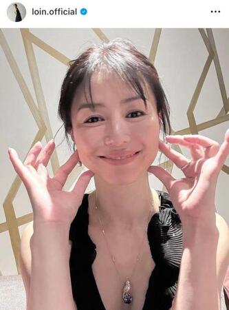 井川遥のインスタグラム＠ｌｏｉｎ．ｏｆｆｉｃｉａｌより 