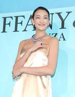 　華麗なドレスで登場する冨永愛