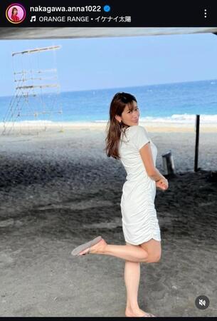 中川安奈インスタグラム＠ｎａｋａｇａｗａ．ａｎｎａ１０２２から