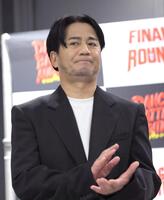 　ＬＤＨ　ＳＣＲＥＡＭのメンバーを激励するＥＸＩＬＥ　ＨＩＲＯ（撮影・吉澤敬太）