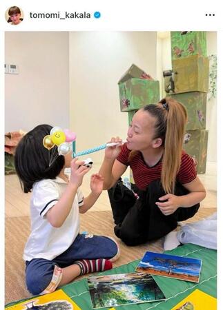 　華原朋美のインスタグラム＠ｔｏｍｏｍｉ＿ｋａｋａｌａより