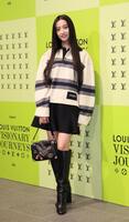 　ルイ・ヴィトン「ビジョナリ・ジャーニー」展レセプションに登場したＫｏｋｉ，（撮影・立川洋一郎）