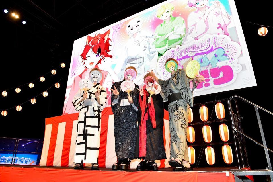 　（左から）メルト・ダ・テンシ、てるとくん、莉犬、ぷりっつ