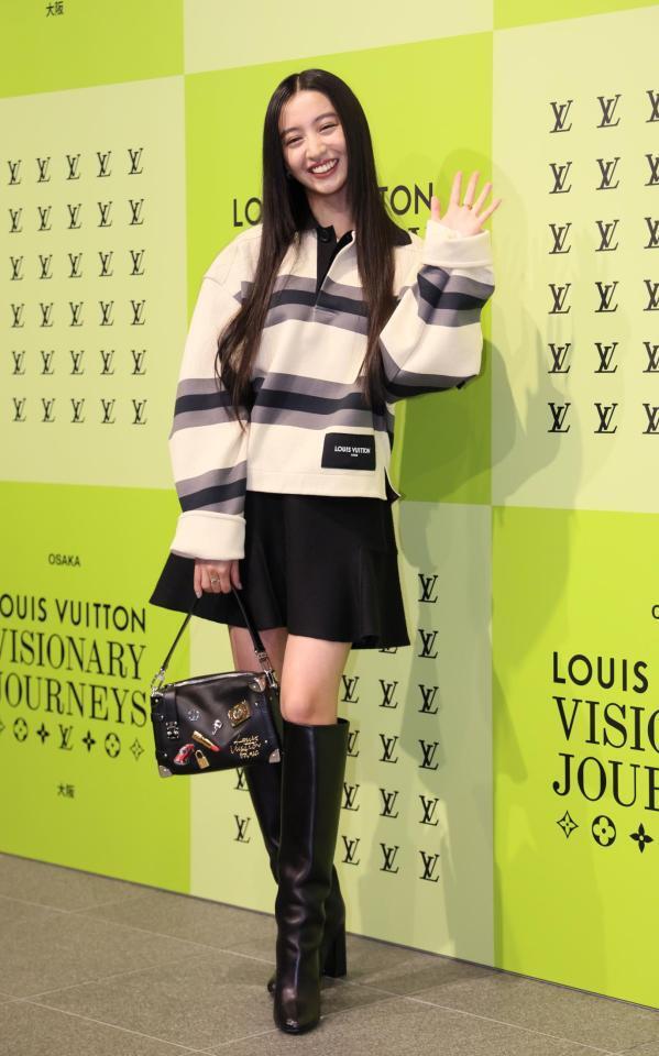 　ルイ・ヴィトン「ビジョナリ・ジャーニー」展レセプションに登場したＫｏｋｉ，（撮影・立川洋一郎）