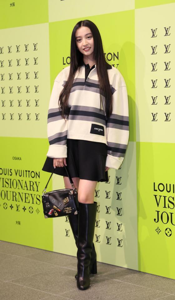 　ルイ・ヴィトン「ビジョナリ・ジャーニー」展レセプションに登場したＫｏｋｉ，（撮影・立川洋一郎）