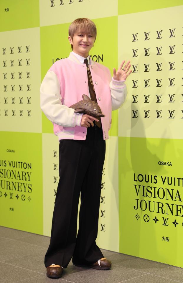 　ルイ・ヴィトン「ビジョナリ・ジャーニー」展レセプションに登場したＮｉｓｓｙ（撮影・立川洋一郎）