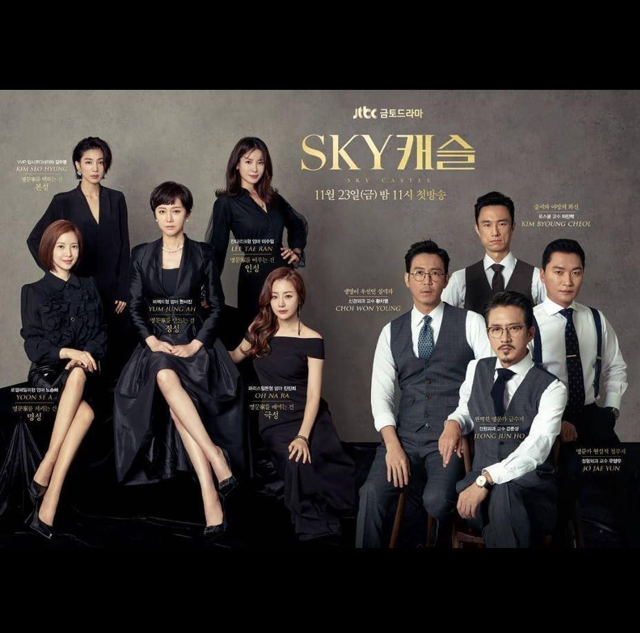 　オ・ナラの公式インスタグラム＠ｓａｂｉｔａ＿５より　大ヒットとなった韓国ドラマ「ＳＫＹキャッスル」