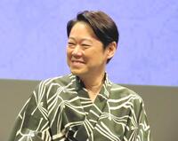 　「しあわせな結婚」のキャスト登壇イベントに出席した主演の阿部サダヲ