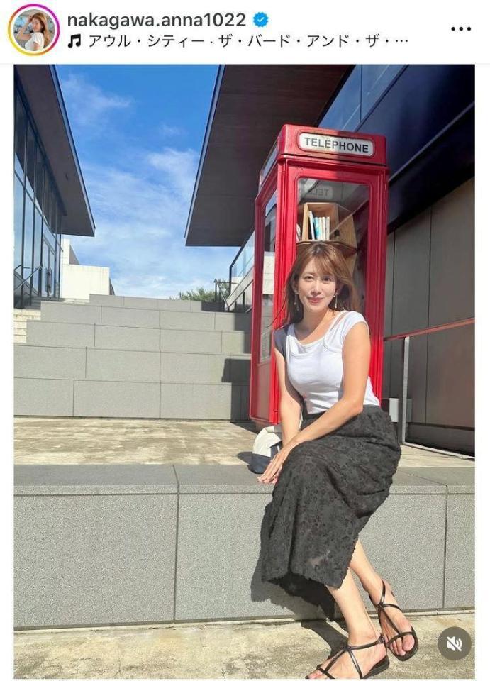 　中川安奈のインスタグラム＠ｎａｋａｇａｗａ．ａｎｎａ１０２２より