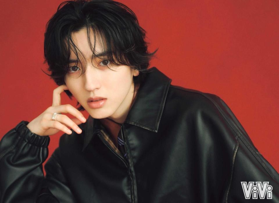 　ＶｉＶｉ国宝級イケメンランキングのＮＯＷ部門で１位に返り咲いた道枝駿佑（ｃ）講談社　ＶｉＶｉ２０２５年９月号