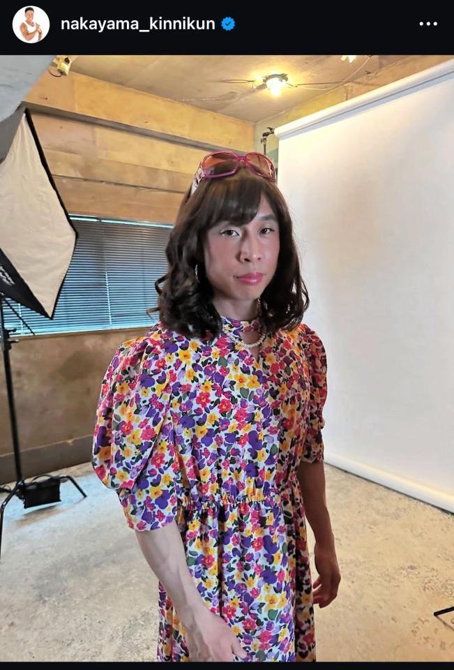 　なかやまきんに君のインスタグラム＠ｎａｋａｙａｍａ＿ｋｉｎｎｉｋｕｎから
