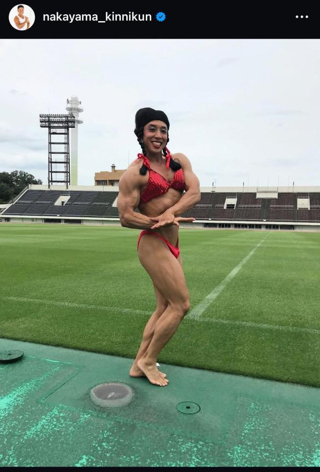 　なかやまきんに君のインスタグラム＠ｎａｋａｙａｍａ＿ｋｉｎｎｉｋｕｎから