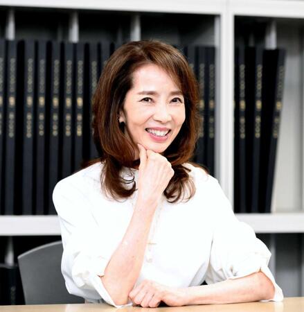 　落ち着いた透明感のある雰囲気が魅力的な増田惠子（撮影・堀内翔）