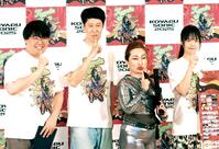 　（左から）中野周平、小籔千豊、キンタロー。、イワクラ