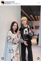 大物女優とぱしゃり。川谷絵音のインスタグラム＠ｉｎｄｉｇｏｌａｅｎｄより