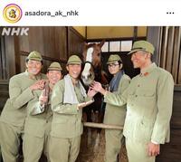 　馬小屋の右端にも生徒会長！「あんぱん」のインスタグラム＠ａｓａｄｏｒａ＿ａｋ＿ｎｈｋよ