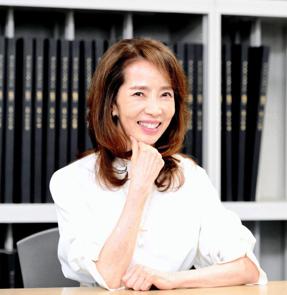 　落ち着いた透明感のある雰囲気が魅力的な増田惠子（撮影・堀内翔）