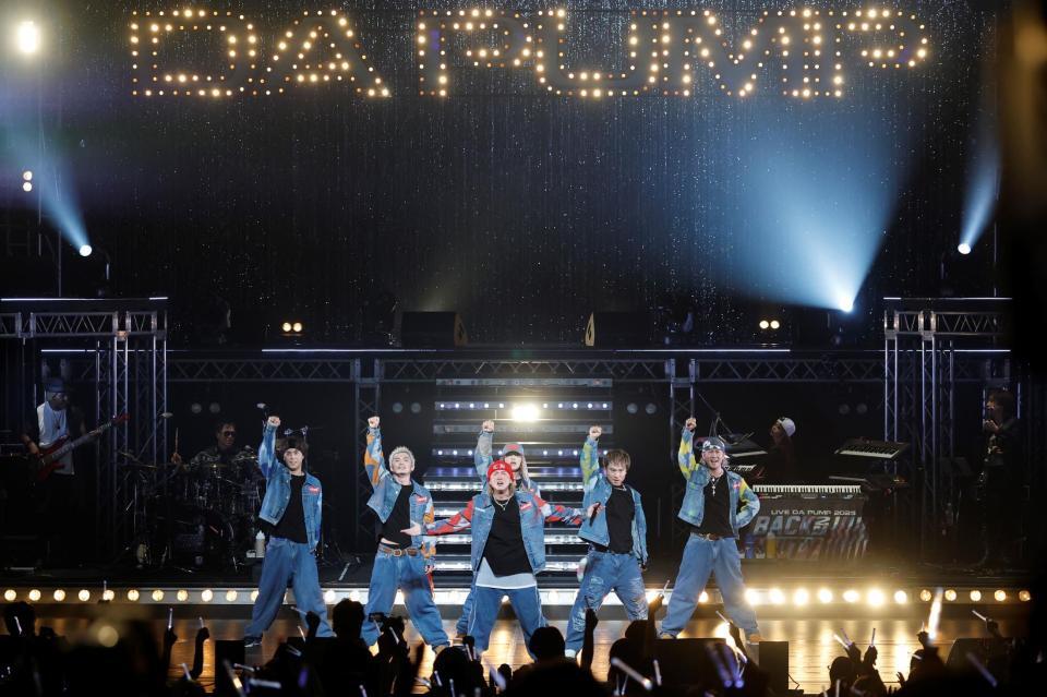 　ステージで熱いパフォーマンスを繰り広げたＤＡ　ＰＵＭＰ