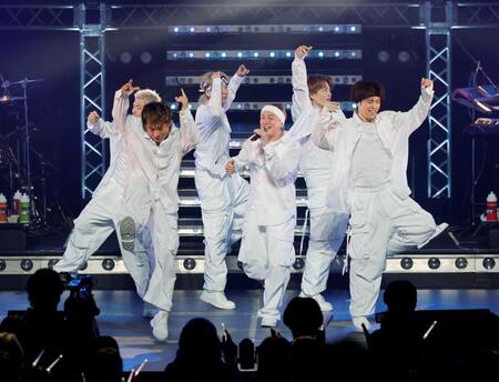 　熱いパフォーマンスを披露したＤＡ　ＰＵＭＰ