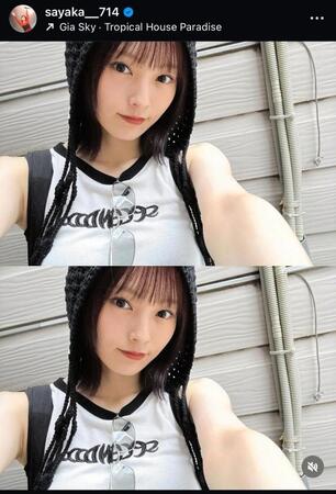 山本彩のインスタグラム＠ｓａｙａｋａ＿＿７１４から