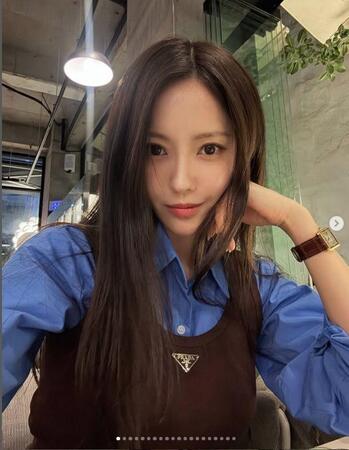 　Ｔ－ＡＲＡ・ヒョミンの公式インスタグラム＠ｈｙｏｍｉｎｎｎより
