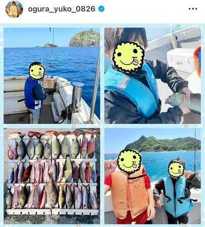 　沖縄旅行へ。小倉優子のインスタグラム＠ｏｇｕｒａ＿ｙｕｋｏ＿０８２６（４月５日付）より 