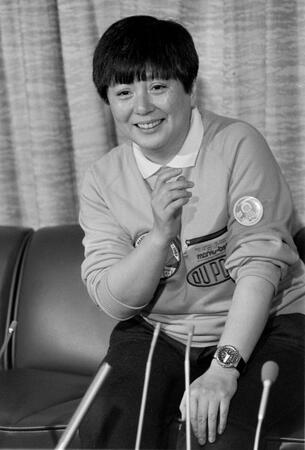 　和泉雅子さん＝１９８９年１月２９日