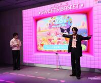 　ゲームを楽しんだＪＯ１・川西拓実（左）と河野純喜（撮影・佐々木彰尚）