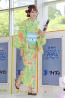 　登壇するテレビ朝日・佐々木若葉アナウンサー（撮影・吉澤敬太）