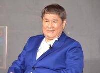 　「ＳＣＯグループ　新ＣＭ発表会」に登場した北野武氏