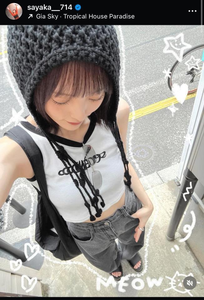 山本彩のインスタグラム＠ｓａｙａｋａ＿＿７１４から