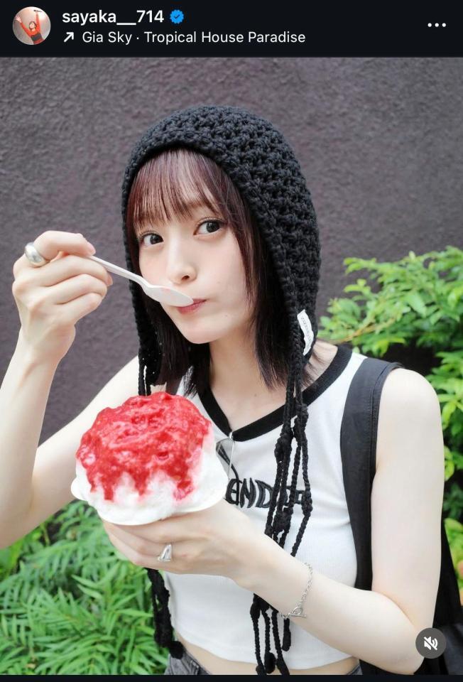 山本彩のインスタグラム＠ｓａｙａｋａ＿＿７１４から