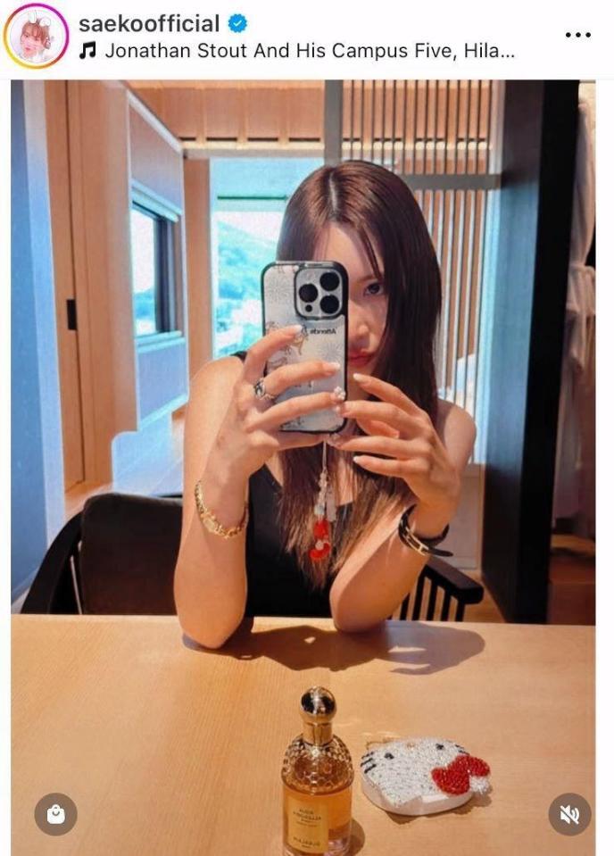 　紗栄子のインスタグラム＠ｓａｅｋｏｏｆｆｉｃｉａｌより