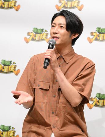 　Ｐｒｉｍｅ　Ｖｉｄｅｏ「相葉さんの大冒険」トークイベントに登場した相葉雅紀（撮影・伊藤笙子）