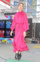 　登壇した高橋メアリージュン（撮影・吉澤敬太）