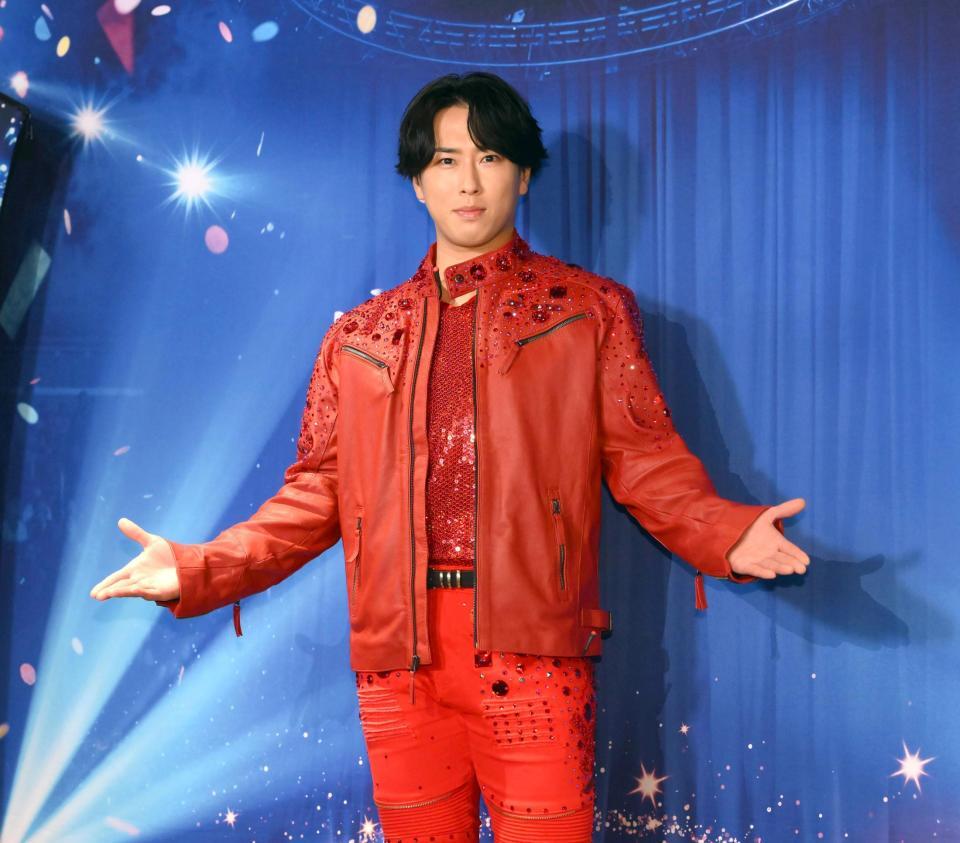 　ディズニー・オン・アイスのスペシャルサポーターを務めるＳｎｏｗ　Ｍａｎの宮舘涼太（撮影・堀内翔）