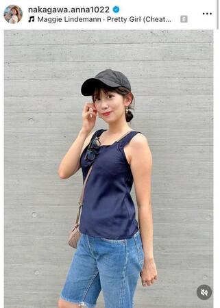 　中川安奈のインスタグラム＠ｎａｋａｇａｗａ．ａｎｎａ１０２２より