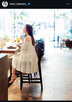 　森香澄のインスタグラム＠ｍｏｒｉ＿ｋａｓｕｍｉ＿から