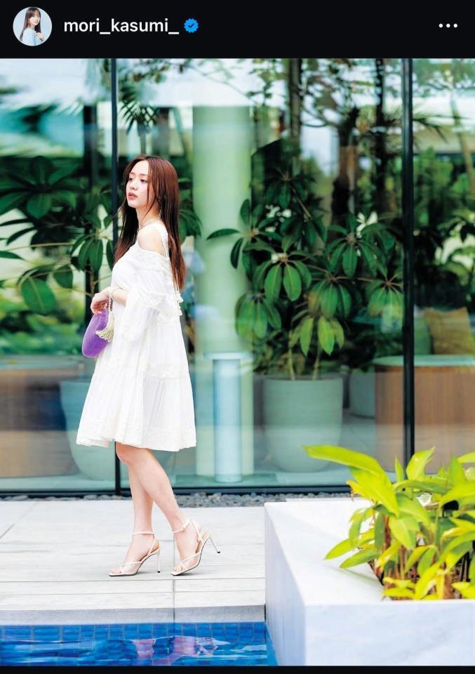 　森香澄のインスタグラム＠ｍｏｒｉ＿ｋａｓｕｍｉ＿から
