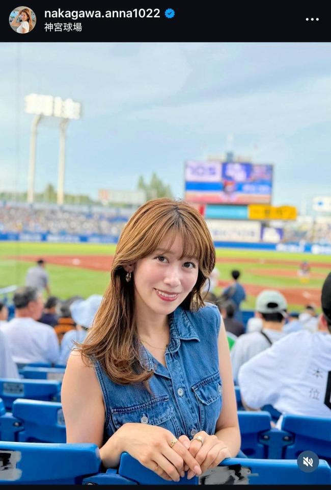 　中川安奈アナのインスタグラム＠ｎａｋａｇａｗａ．ａｎｎａ１０２２から