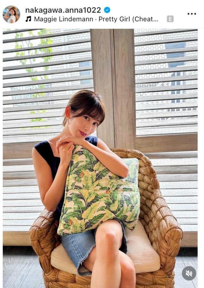 　中川安奈のインスタグラム＠ｎａｋａｇａｗａ．ａｎｎａ１０２２より
