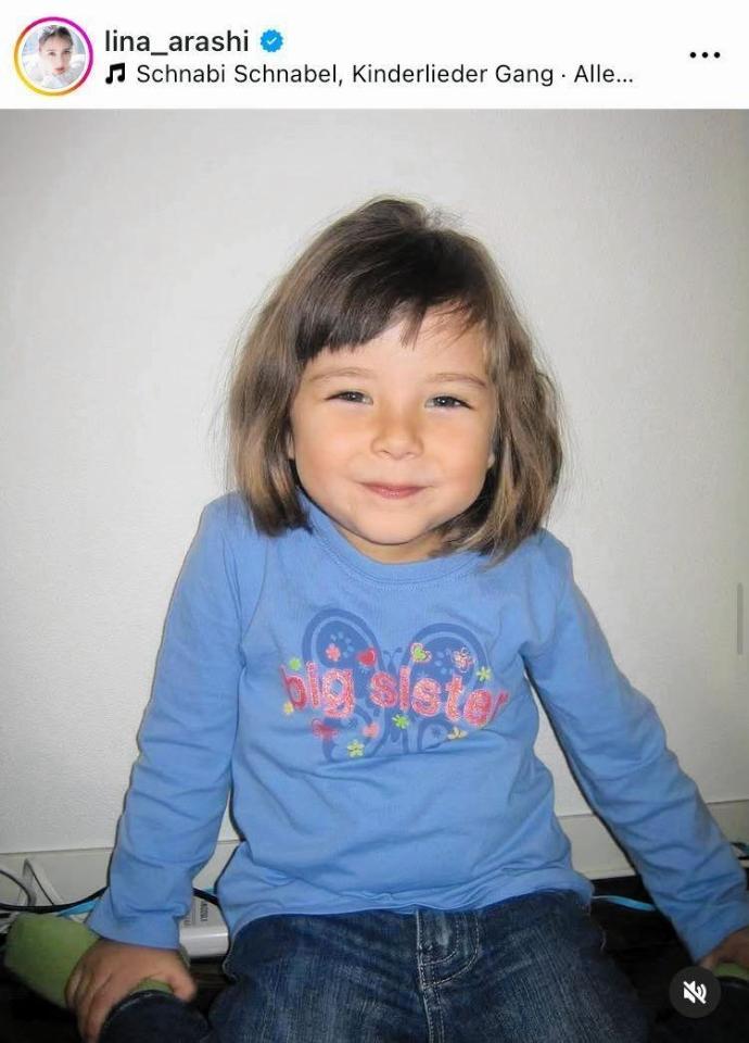 　子供のころ。５月５日付の嵐莉菜のインスタグラム＠ｌｉｎａ＿ａｒａｓｈｉより 