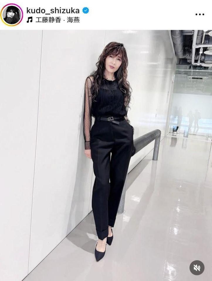 　工藤静香のインスタグラム＠ｋｕｄｏ＿ｓｈｉｚｕｋａより 