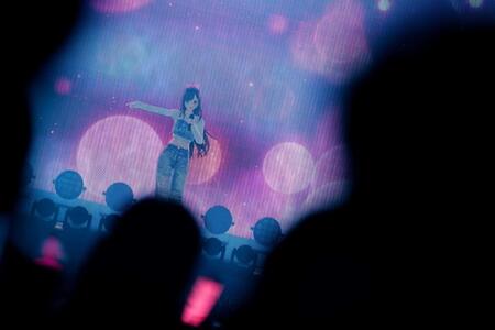 　復帰後、国内初ステージとなったキズナアイ（写真＝ヨシモリユウナ、金谷龍之介）