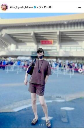 氷川きよしのインスタグラム＠ｋｉｉｎａ＿ｋｉｙｏｓｈｉ＿ｈｉｋａｗａより